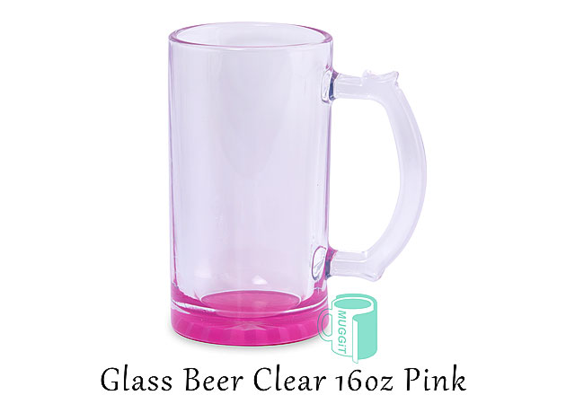 Clear beer glass